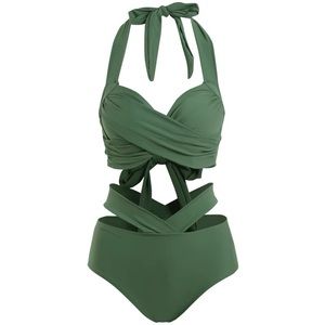2 pieces swimwear beach bikini wired